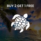 Sea Turtle Die Cut VINYL Car Decal Sticker