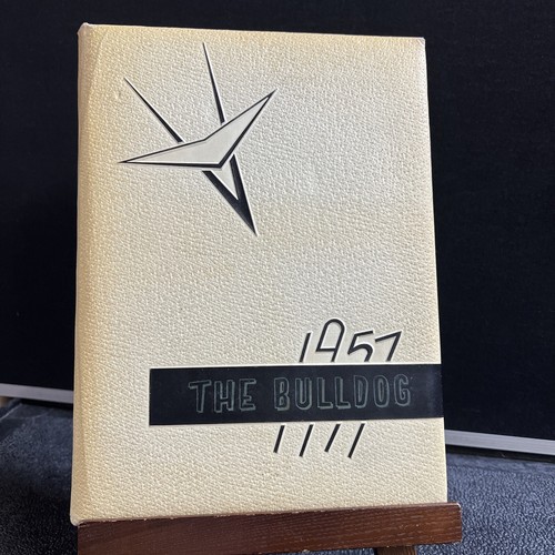 Vintage Year Book Brady High School, Brady, Texas 1957 Bulldog