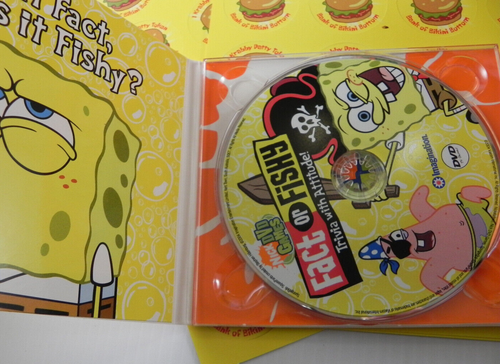 Bob Esponja Pantalones Cuadrados Fact or Fishy Trivia DVD Juego Imaginación 2004 Completo - Imagen 10 de 12
