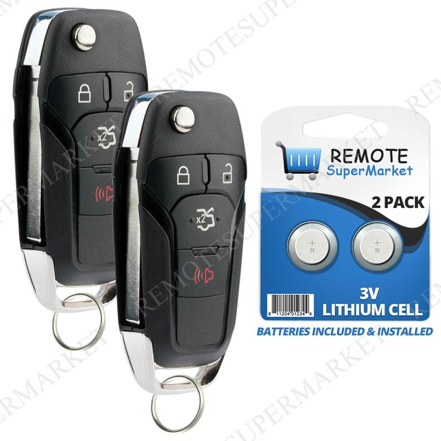 2 For 2013 2014 2015 2016 Ford Fusion Keyless Entry Car Remote Flip Key