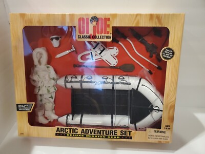 1998 GIJoe 12'' ARCTIC ADVENTURE SET - Deluxe Mission Gear - MIP!