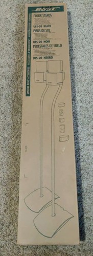 NEU Bose Ufs 20 Spkrs Bodenständer Paar Ufs 20 versiegelt in einer Box schwarz in Farbe - Bild 4 von 8