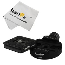 58mm Metal Clamp 60mm QR Quick Release Plate for Manfrotto Arca Tripod BallHead