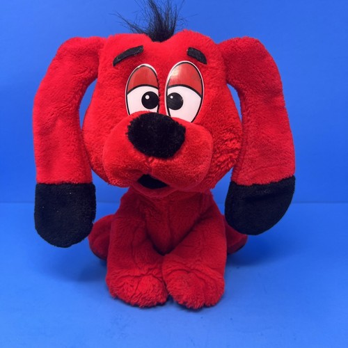Carousel Plush Toy  Red Dog Puppy Sitting Plush Soft Stuffed Animal Toy 11 inch. - Picture 20 of 24