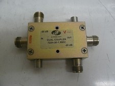 MECA 722N-20-1.500V DUAL COUPLER -20DB LOW LOSS DIRECTIONAL COUPLER