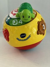 VTech Wiggle and Crawl Ball Interactive Lights Sounds Animals Buttons Numbers