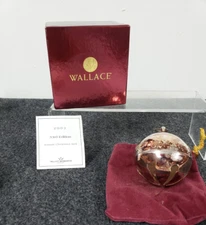 WALLACE SILVERSMITH 2003 ANNUAL CHRISTMAS SLEIGH BELL ORNAMENT + BOX