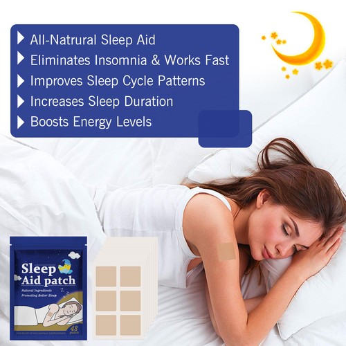 96/144PCS Deep Sleep Patch for Adult Sleeping Improve Insomnia Sleep Aid Patches - Picture 2 of 16