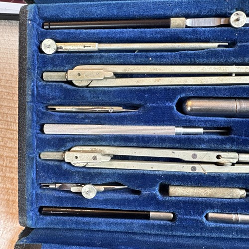Vintage Eugene Dietzgen Complete Drafting Set Germany—US Zone - Picture 2 of 15