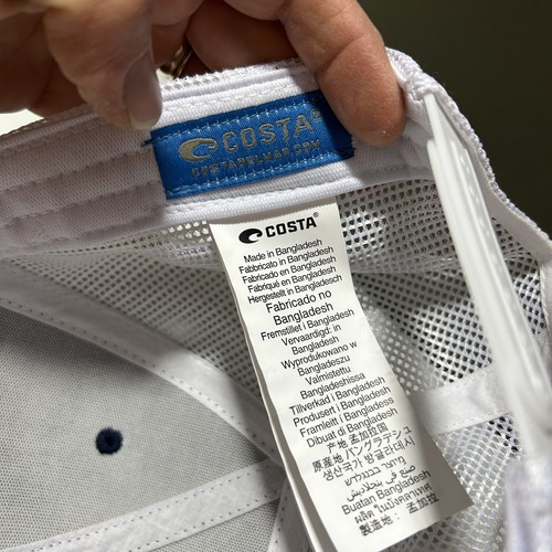 Costa Core Performance Trucker Blue White Hat Men’s - Afbeelding 2 van 5