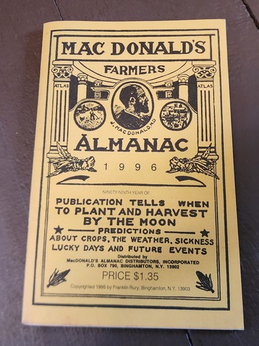 VIntage Mac Donald's Farmers Almanac Book Collectable - Great Gift - Choose Year - Picture 14 of 15