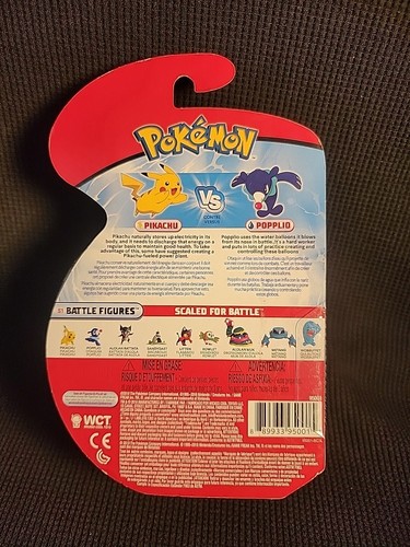 NEW! ©2018 Pokémon™ BATTLE READY! Pikachu Vs. Popplio Pokémon BATTLE FIGURE PACK - Bild 5 von 12
