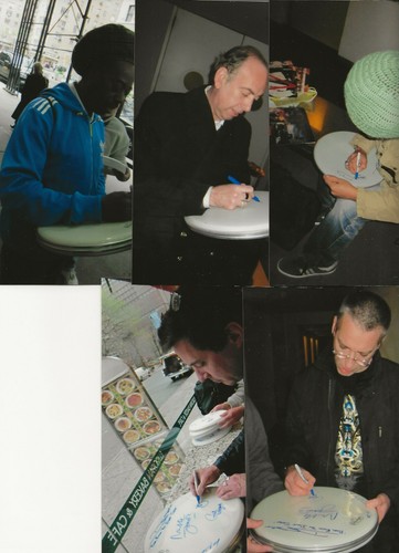 Big Audio Dynamite REAL hand SIGNED 14" Drumhead JSA COA Mick Jones +4 The Clash - Picture 4 of 4