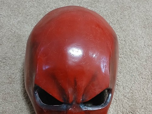 RED HOOD BATMAN JASON TODD HELMET DISPLAY PIECE ONLY READ HTF - Picture 7 of 13