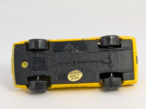 Vintage MC Toys Maisto Yellow Audi Quattro Rally Sport Coupe 1:64 Scale Diecast - Picture 5 of 6