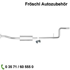 für Citroen C3 Pluriel 1.4 Cabrio Schalldämpfer Auspuff Abgasanlage a*