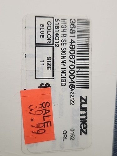 Zumiez Thrill Distressed Holey Denim Jeans Girls Size 11 Better Booty Instantly - Picture 15 of 16