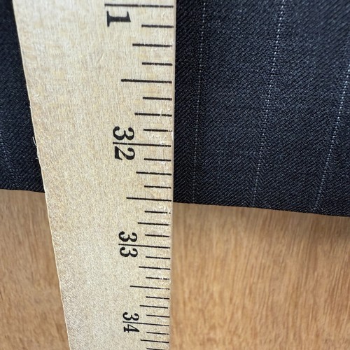 Lauren Ralph Lauren Suit Mens 44R Gray 2 Button 100% Wool Pants 40x25 Pleated - Picture 5 of 24