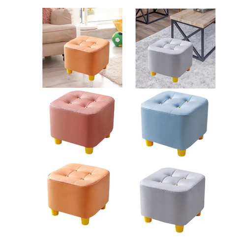 Small Footstool Stepstool Non Slip Footrest for Playroom Living Room Home - Picture 2 of 24