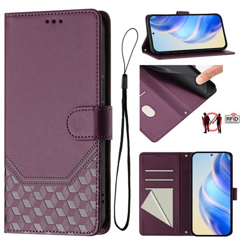 RFID Leather Wallet Case Cover For iPhone 16e 16 15 14 13 12 11 Pro Max XS Plus - Picture 30 of 91