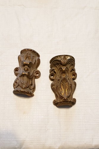 ORNATE ANTIQUE BRASS CREMONE BOLT DOOR CABINET WINDOW HARDWARE CLOSURE-READ ALL- - Picture 4 of 6