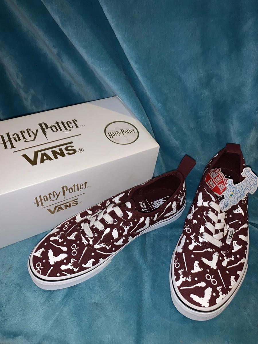 Harry Potter Vans Maroon Size 6.5 Kids