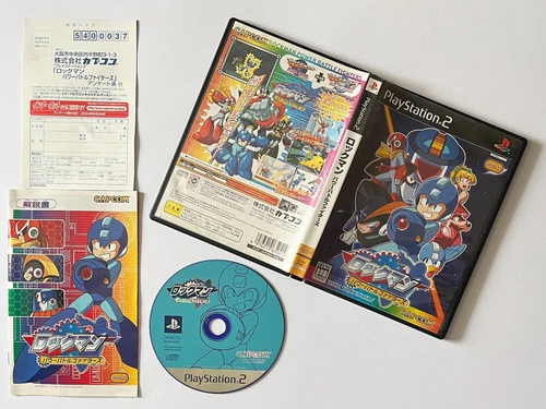 PS2 Rockman Power Battle Fighters w/Reg-Card Playstation 2 Action Game Japan JP