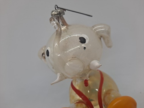 Ornamento elefante vintage De Carlini vetro mercurio - Foto 4 di 9