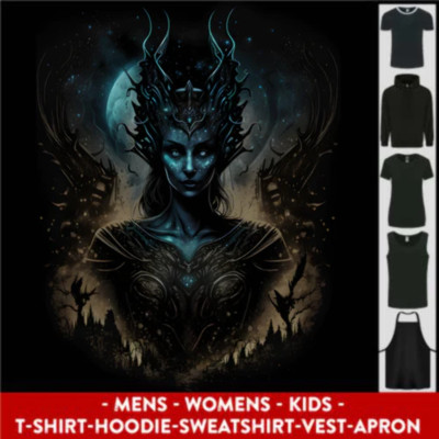 Evil Alien Sorceress Fantasy Hexe Halloween Herren Damen Kinder Unisex