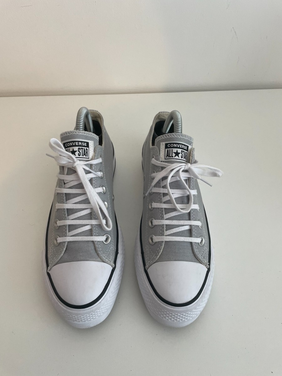 Ladies grey shop converse trainers