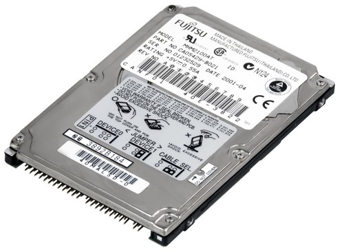 Hard Drive Fujitsu MHM2100AT 10GB 4200U/Min 2MB Cache Ata Ide 2.5 " Inch