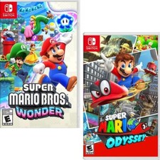 Super Mario Bros. Wonder + Super Mario Odyssey Switch New Bundle Special