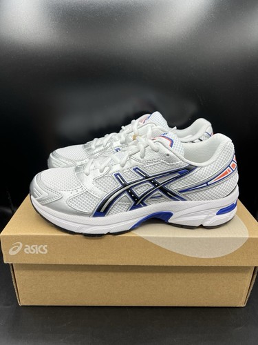 ASICS Gel-1130 'White Prussian Blue' GS SZ 6Y / 7.5 Women’s (1204A163-105) NEW! - Picture 5 of 16