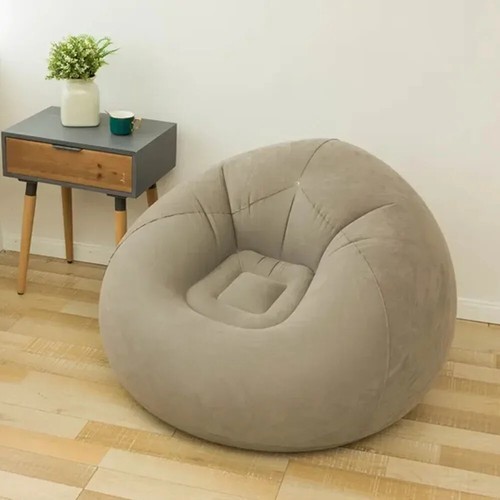 Inflatable PVC Lounger Sofa Chair - Large Bean Bag for Living Room Comfort - Picture 3 of 13