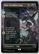 Roar of Endless Song (Borderless) 390 NM MTG Tarkir: Dragonstorm Magic