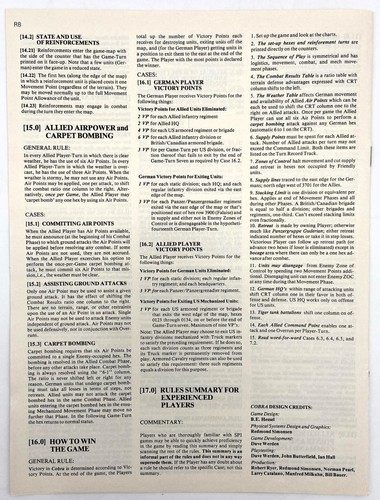 1977 SPI, Cobra: Pattons 1944 Sommeroffensive in Frankreich, ungestanzt mit Karte - Bild 4 von 8