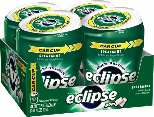 ECLIPSE Spearmint zuckerfreier Kaugummi, (4 Stück Packung) - Bild 2 von 5