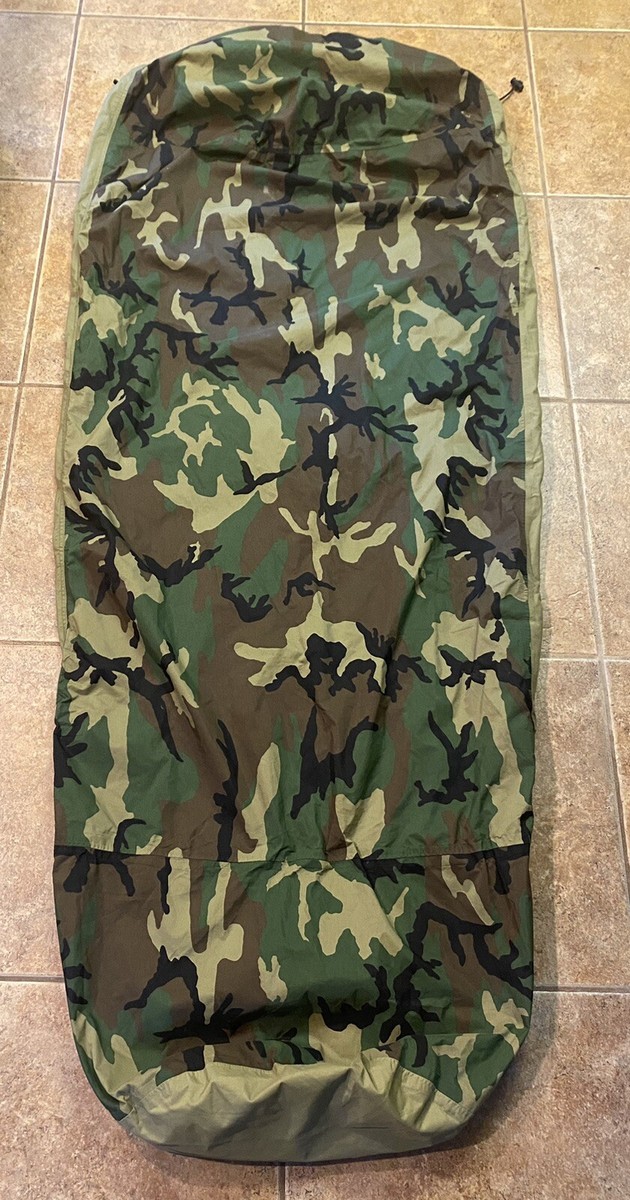 USGI US ARMY WOODLAND GORE-TEX BIVY SLEEPING BAG COVER 8465-01-445