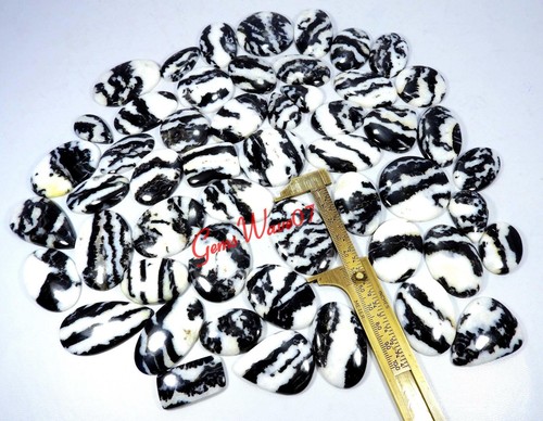 Lote al por mayor de cabujón turquesa búfalo negro natural 500 quilates 11 piezas - Imagen 4 de 7