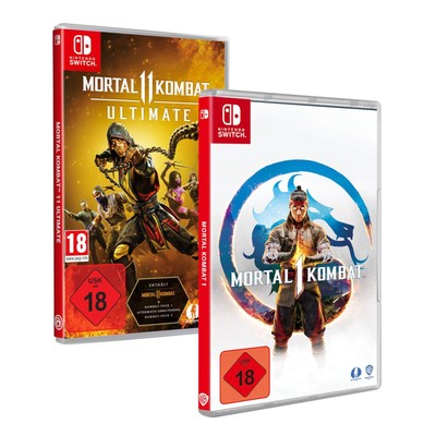 Mortal Kombat 11 Ultimate Code in a Box + Mortal Kombat 1 2023 Nintendo Switch