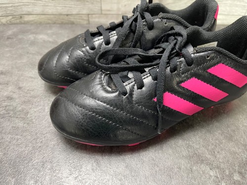 Adidas Soccer Cleats Girls Youth 1.5M Goletto VIII Kids Shoes Red Black Athletic - 第 8/18 張圖片