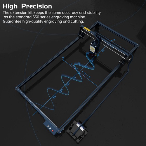 SCULPFUN S30 Engraving Area Y-axis Extension Shaft Printing Extend 935x400mm - Picture 2 of 10