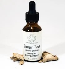 GINGER ROOT Herbal Supplement / Liquid Extract Tincture / Zingiber officinale