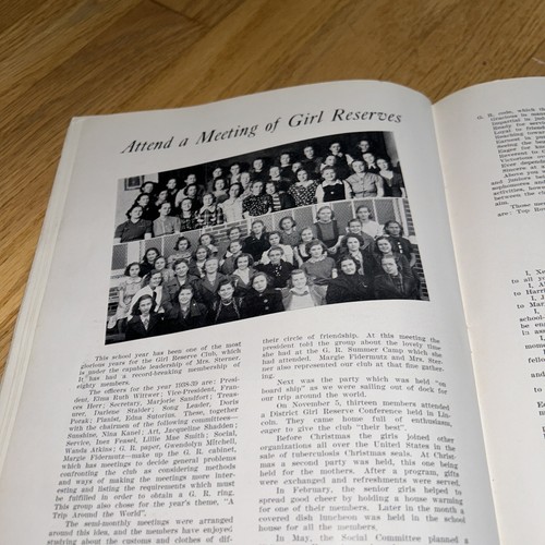 1939 HUMBOLDT HIGH SCHOOL, Humboldt Nebraska YEARBOOK "The Red and White" - Imagen 15 de 18
