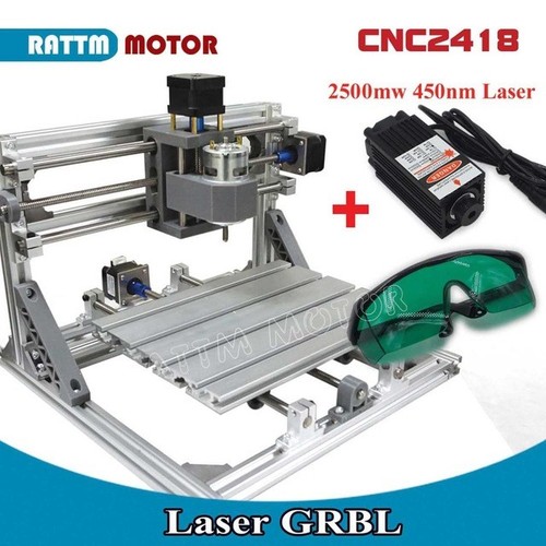 3 Axis DIY Mini 3018 2500mw Laser CNC Router Kit PCB Milling Engraving Machine - Picture 1 of 12