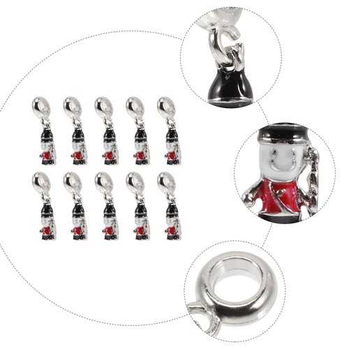 10 Pcs Retro Accessories Charms for Earring Making Bracelet Jewelry Man - Picture 6 of 12