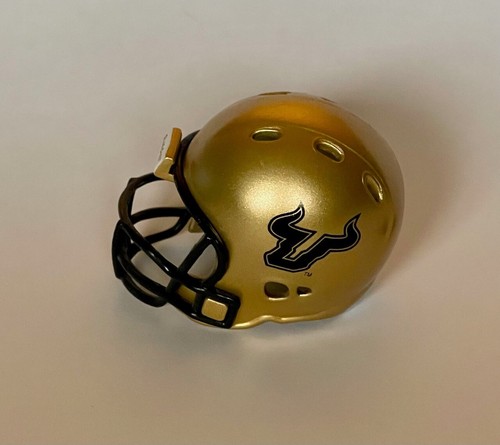 University of South Florida Bulls USF Pocket Pro Football Helmet Mini Cake Top