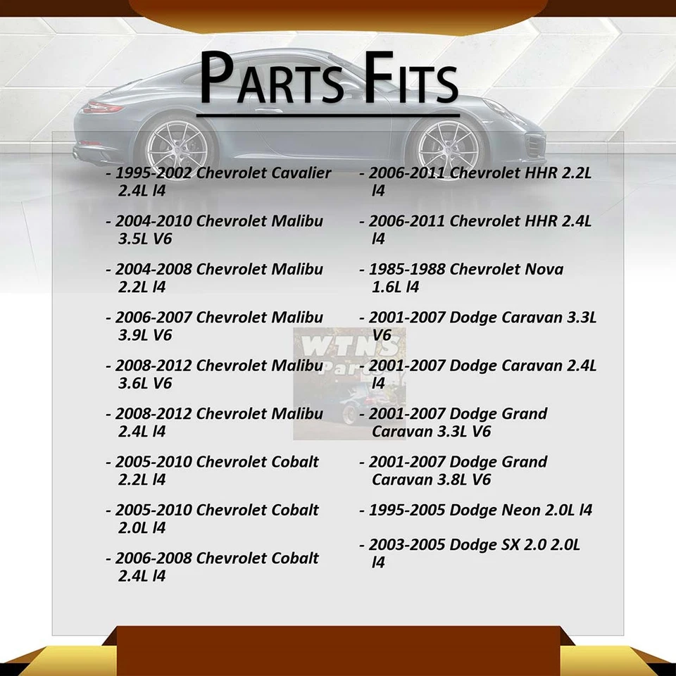 Front Strut Bumper Bellows Kit 2x For Chevrolet HHR 2.4L 2006-2011 - Imagem 3 de 4