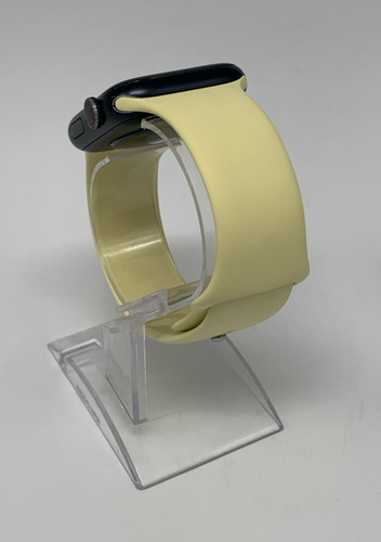 Apple Watch Series SE 2nd Gen Cellular/GPS 95% BH 44mm Silicone Yellow Band - Picture 5 of 10