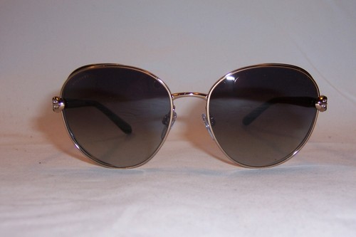 NUEVAS GAFAS DE SOL BVLGARI BV 6087B 20238G NEGRAS DORADAS/GRIS AUTÉNTICAS 6087 - Imagen 6 de 9